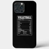 Volleyball Nutrition Facts Women Man Player Case-Mate iPhone Case (Achterkant)