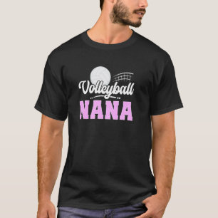 Volleyball Oma Grootmoeder Nana Van Een Volleybals T-shirt