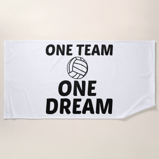VOLLEYBALL ONE TEAM ONE DREAM STRANDLAKEN (Voorkant)