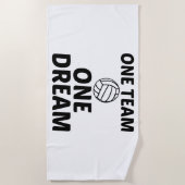 VOLLEYBALL ONE TEAM ONE DREAM STRANDLAKEN (Voorkant)