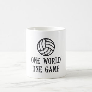 Volleyball One World One Game Volleyball Gift Koffiemok