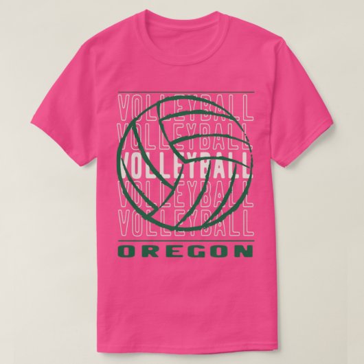 Volleyball Oregon T-shirt (Design voorkant)
