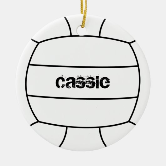 Volleyball Ornament (Voorkant)