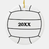 Volleyball Ornament (Achterkant)