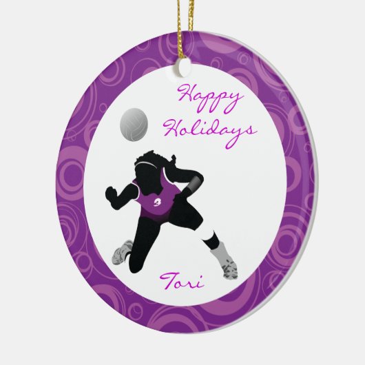 VolleyBall Ornament Personalize Digger (Links)