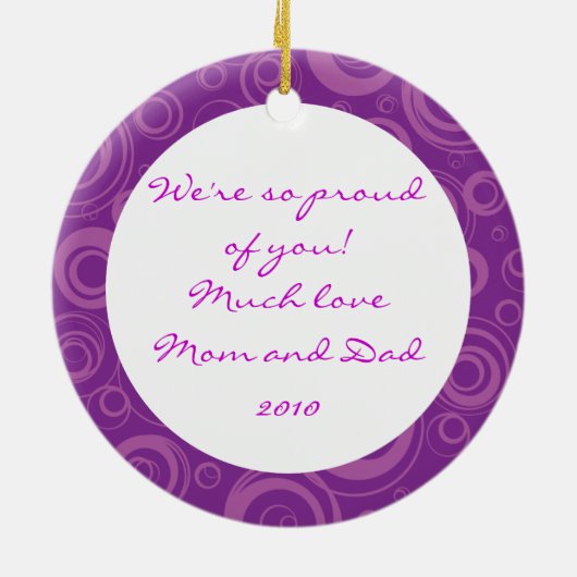 VolleyBall Ornament Personalize Digger (Achterkant)