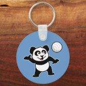 Volleyball Panda Sleutelhanger (Voorkant)