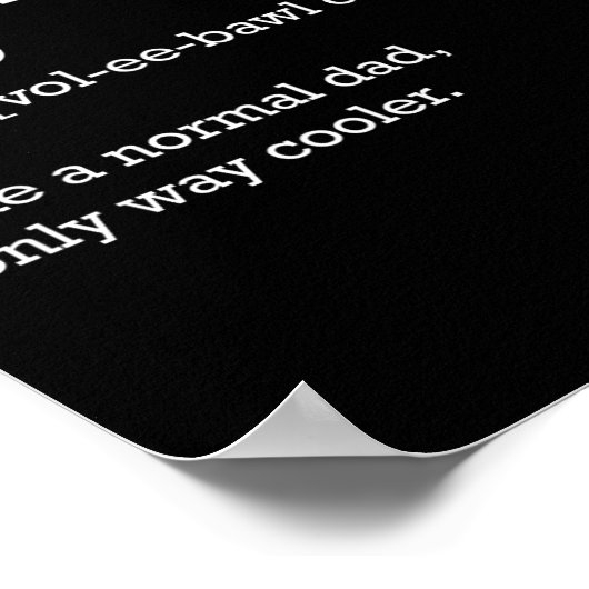 Volleyball Pap Definition Poster (Hoek)