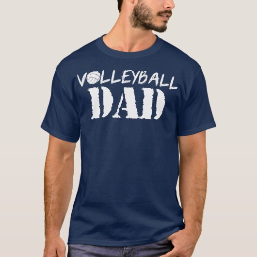 Volleyball Pap Fethers Day Outfit for papa T-shirt (Voorkant)