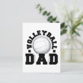 Volleyball Pap Oude School Gift Ideeën Briefkaart (Staand voorkant)