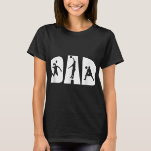 Volleyball Pap Vader Beach Volleyball Player Fath T-shirt