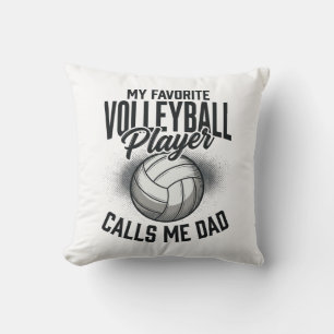 Volleyball Papa Mijn Favoriete Speler Noemt Me Pap Kussen
