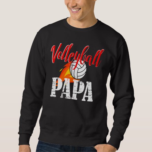 Volleyball Papa Volleyball Trui (Voorkant)
