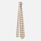 Volleyball Pattered Custom Stropdas (Achterkant)