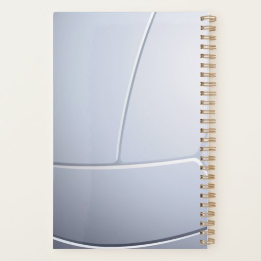 Volleyball Planner (Achterkant)