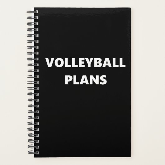 Volleyball Planner Sportthema Volleybalplannen (Voorkant)