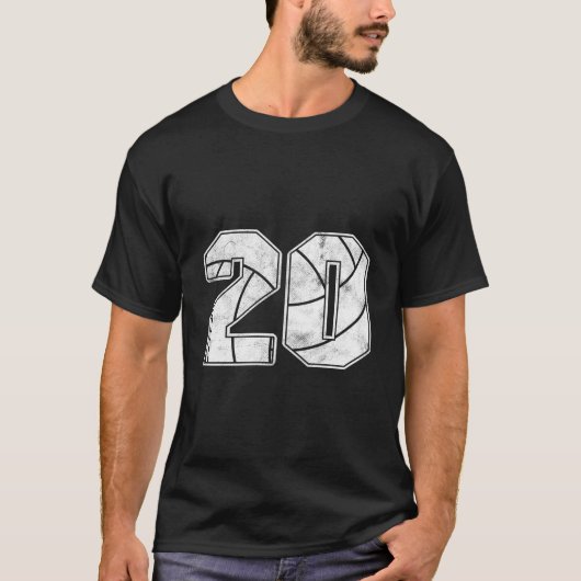 Volleyball Player 20Th Volleyballer Born 2000 T-shirt (Voorkant)