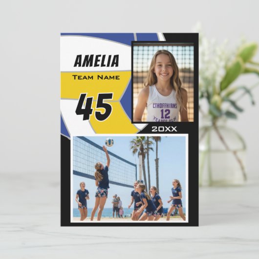 Volleyball Player 2 Photo Memory Mate (Staand voorkant)