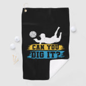 Volleyball Player | Can You Dig It Golfhanddoek (Insitu)