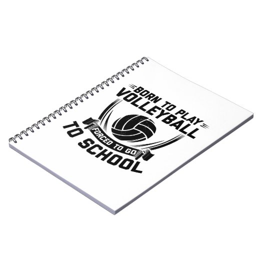 Volleyball Player-Gezegden | Team Coach Sport Gift Notitieboek (Linkerzijde)