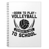 Volleyball Player-Gezegden | Team Coach Sport Gift Notitieboek (Voorkant)