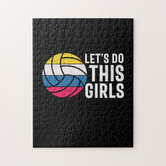 Volleyball Player | Let Do This Girls Legpuzzel (Verticaal)