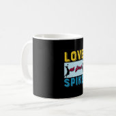 Volleyball Player | Love At First Spike Koffiemok (Voorkant links)