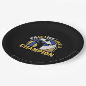 Volleyball Player | Practice Like A Champion Papieren Bordje (Gekanteld)