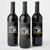 Volleyball Player | Practice Like A Champion Wijn Etiket (Flessen)