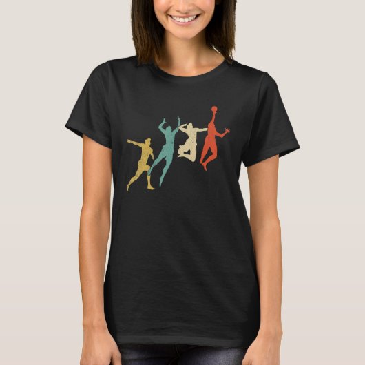Volleyball Player Retro Spike Team Matching for Me T-shirt (Voorkant)