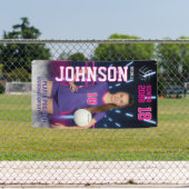 Volleyball Player Senior Night Customized Photo Spandoek (Insitu)