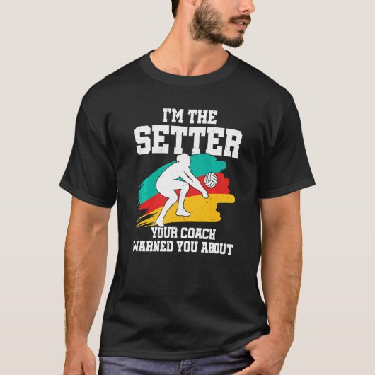 Volleyball Player Setter T-shirt (Voorkant)