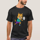 Volleyball Player Spike Net Cat Whisperer T-shirt (Voorkant)