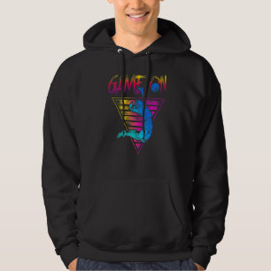 Volleyball Player Team Retro 80s game van 90s Hoodie