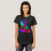 Volleyball Player Team Retro 80s game van 90s T-shirt (Voorkant volledig)