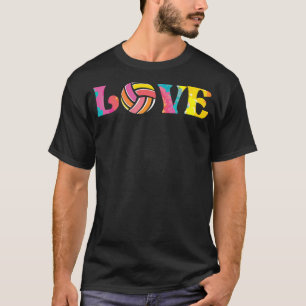 Volleyball Player Team Sport Love Volleyball Tie D T-shirt