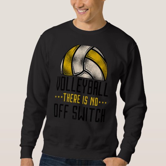 Volleyball Player Team Volleyball Er is Trui (Voorkant)