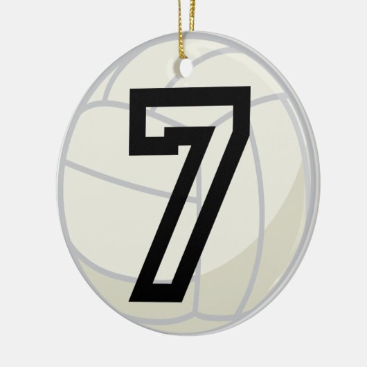 Volleyball Player Uniform nummer 7 Ornament (Links)