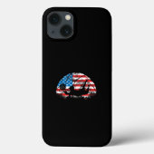 Volleyball player USA flag Case-Mate iPhone Case (Achterkant)