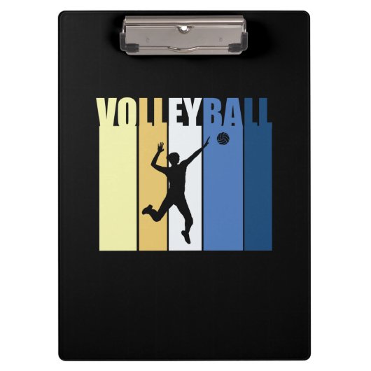 Volleyball Player | Vintage Volleyball Girls Klembord (Voorkant)