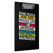 Volleyball Player | Volleyball Managers Klembord (Rechts)