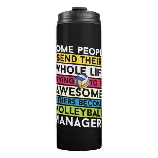 Volleyball Player | Volleyball Managers Thermosbeker (Voorkant)