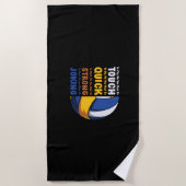 Volleyball Player | You Must Be Strong Strandlaken (Voorkant)