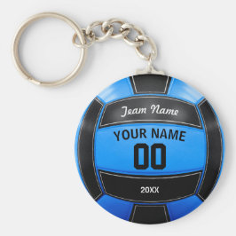 Volleyball Player's Name Year Team Black Blue Sleutelhanger