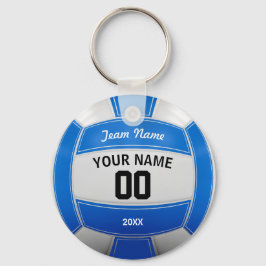 Volleyball Player's Name Year Team Blue Sleutelhanger