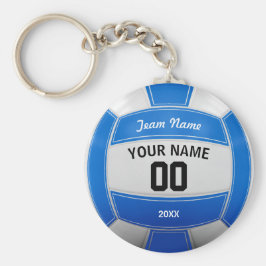 Volleyball Player's Name Year Team Blue Sleutelhanger