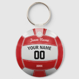 Volleyball Player's Name Year Team Red Sleutelhanger