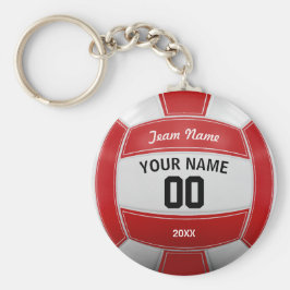 Volleyball Player's Name Year Team Red Sleutelhanger
