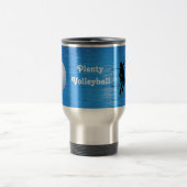 Volleyball Players Silhouette and Ball personalize Reisbeker (Center)