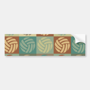 Volleyball Pop Art Bumpersticker